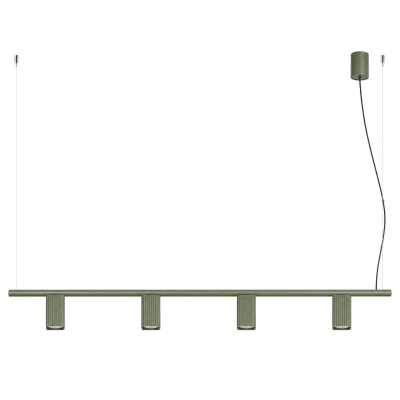 Oliwkowe oświetlenie wiszące Yavero - minimalistyczny design