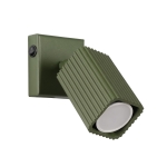 Lampa ścienna Yavero w modnym, oliwkowym kolorze