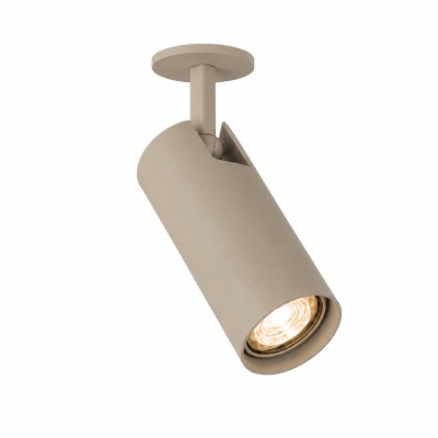 Linca - regulowany spot sufitowy w kolorze taupe
