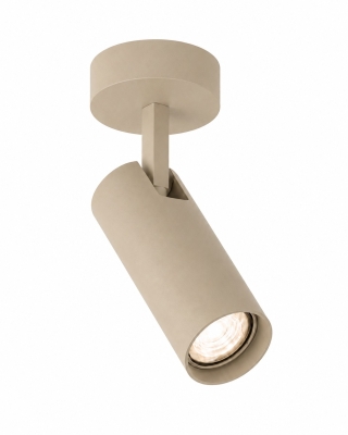Regulowana lampa Linca w kolorze taupe