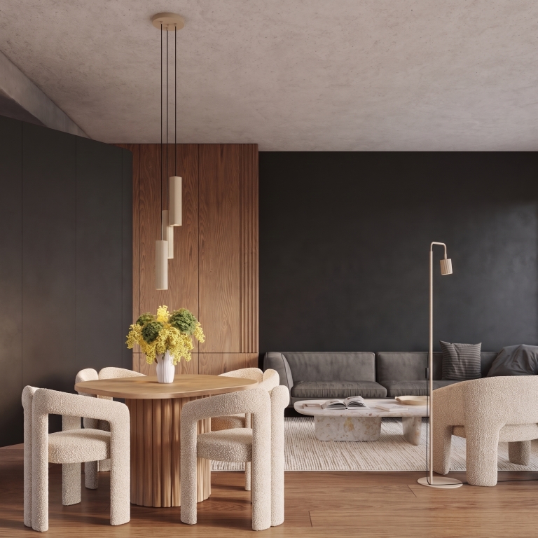 taupe-aluminiowe-oświetlenie-wiszące