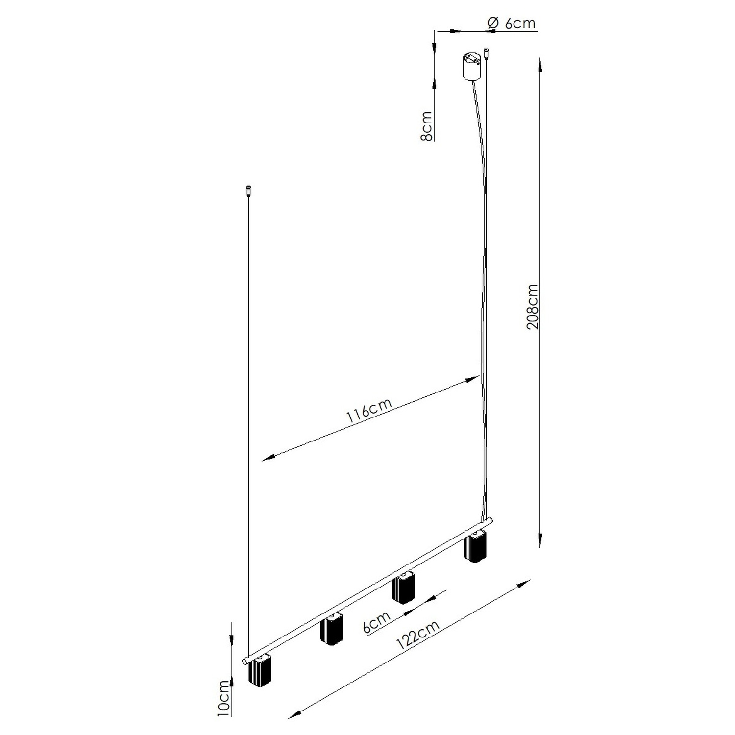 Żólta lampa wisząca Yavero o ciekawym designie