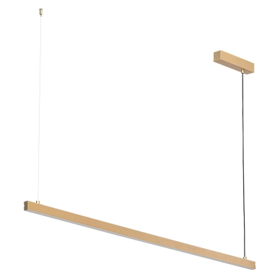 Miami LED - liniowa lampa wisząca w kolorze złotym