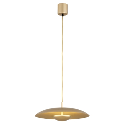 Bolton - elegancka lampa wisząca w wersji złotej